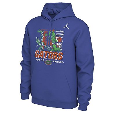 Men's Nike Royal Florida Gators FL/GA Rivalry Pullover Hoodie