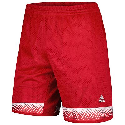 Men s adidas Scarlet Nebraska Huskers Swingman Replica Basketball Shorts