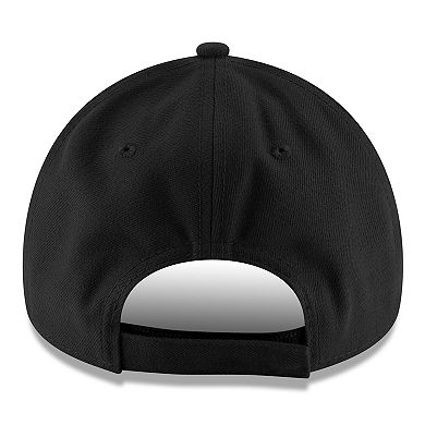 Men's New Era Black Seattle Sounders FC Lockup 9FORTY Adjustable Hat
