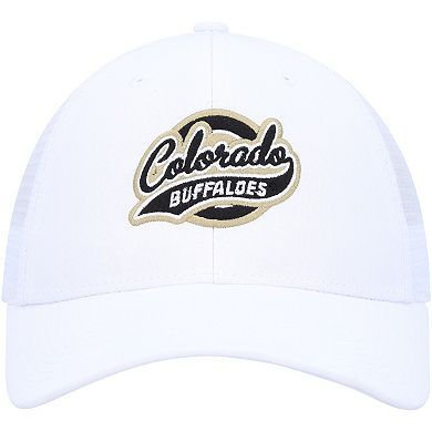 Men's Ahead White Colorado Buffaloes Brant Trucker Adjustable Hat