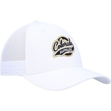 Men's Ahead White Colorado Buffaloes Brant Trucker Adjustable Hat