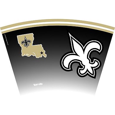 Tervis New Orleans Saints 24oz NFL 2 PACK Genuine & Forever Fan