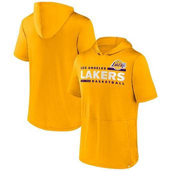 Men's Fanatics Branded Gold Los Angeles Lakers Possession Hoodie T-Shirt