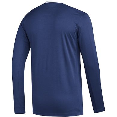 Men's adidas Blue Toronto Maple Leafs AEROREADY® Long Sleeve T-Shirt