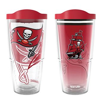 Tervis Tampa Bay Buccaneers 24oz NFL 2 PACK Genuine & Forever Fan