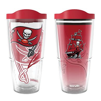 Tervis Tampa Bay Buccaneers 24oz NFL 2 PACK Genuine & Forever Fan