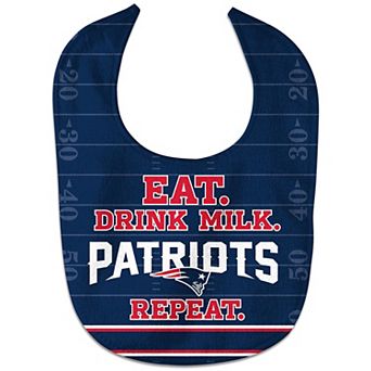 Newborn & Infant WinCraft New England Patriots Eat. Drink. Repeat. All-Pro Bib