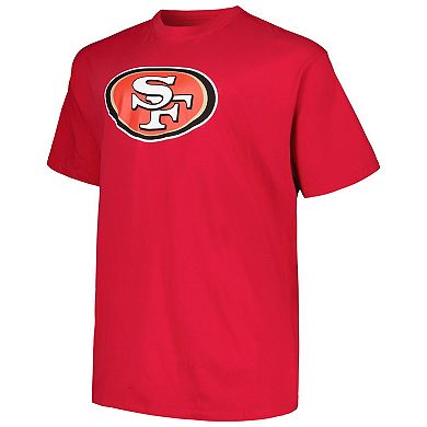 Men's Fanatics Branded Brock Purdy Scarlet San Francisco 49ers Big & Tall Player Name & Number T-Shirt