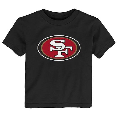 Toddler Black San Francisco 49ers Primary Logo T-Shirt