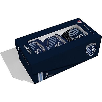 Men's Strideline Sporting Kansas City Premium 3-Pack Knit Crew Socks Set