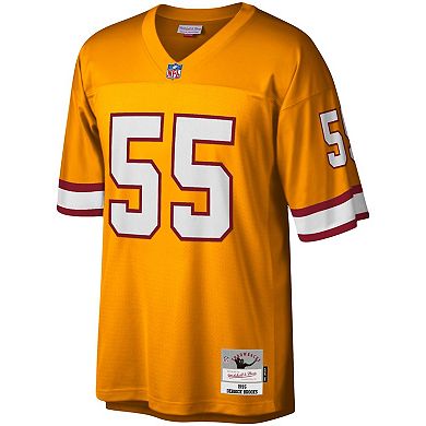 Youth Mitchell & Ness Derrick Brooks Orange Tampa Bay Buccaneers 1995 Retired Player Legacy Jersey