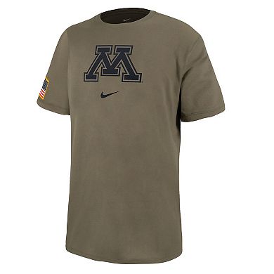 Men's Nike  Olive Minnesota Golden Gophers Military Pack T-Shirt
