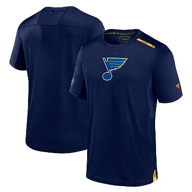 Men's Fanatics Branded Navy St. Louis Blues Authentic Pro Performance T-Shirt