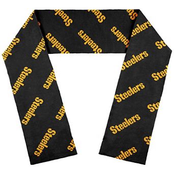 WEAR by Erin Andrews Pittsburgh Steelers Team Wordmark Scarf