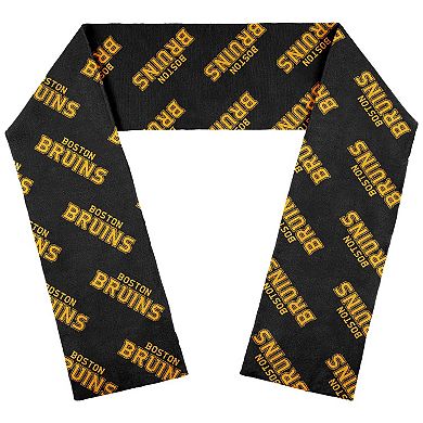 WEAR by Erin Andrews Boston Bruins Team Wordmark Scarf