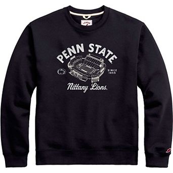 Men's League Collegiate Wear Navy Penn State Nittany Lions Stadium Essential Pullover Sweatshirt