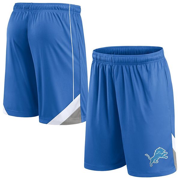 Men's Fanatics Branded Blue Detroit Lions Interlock Shorts