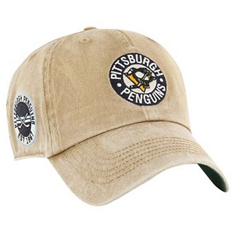 Men's '47 Khaki Pittsburgh Penguins Earldor Clean Up Adjustable Hat