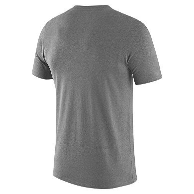 Men's Nike Heathered Gray Colorado Buffaloes School Logo Legend Performance T-Shirt