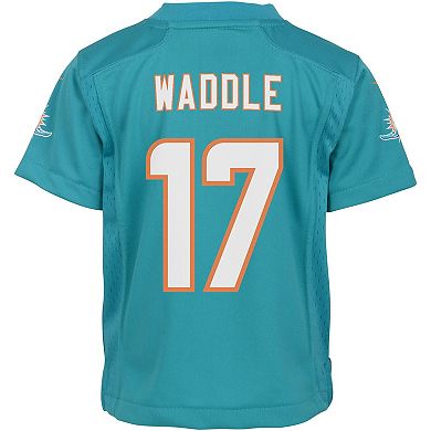 Infant Nike Jaylen Waddle Aqua Miami Dolphins Player Game Jersey