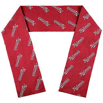 WEAR by Erin Andrews Washington Nationals Team Wordmark Scarf