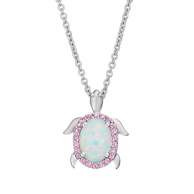 Kohls hot sale opal necklace