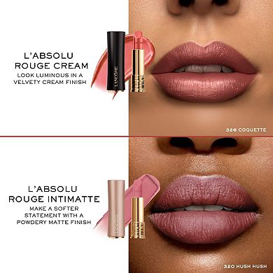 L'Absolu Rouge Intimatte Buildable Soft Matte Lipstick 