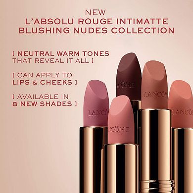 L'Absolu Rouge Intimatte Buildable Soft Matte Lipstick 