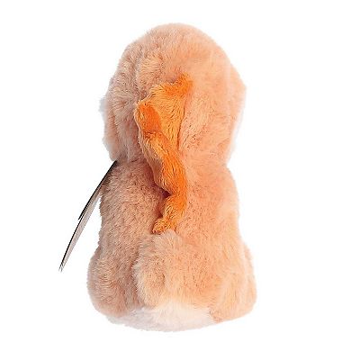 Ebba Small Orange Eco Ebba 5.5" Edan Edaph Rattle Baby Stuffed Animal