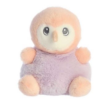 ebba Mini Pink Lil Biscuits 5" Baby Owl Gentle Baby Stuffed Animal