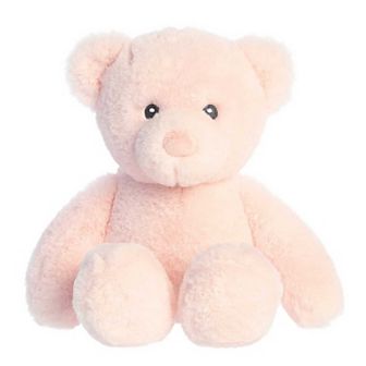 ebba Large Rose Fur-Ebba 13" Kori Bear Rose Adorable Baby Stuffed Animal