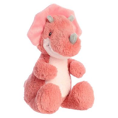 Ebba Medium Pink Eco Ebba 12" Tai Tricera Baby Stuffed Animal