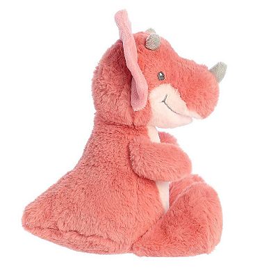 Ebba Medium Pink Eco Ebba 12" Tai Tricera Baby Stuffed Animal