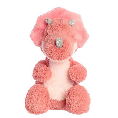 Ebba Medium Pink Eco Ebba 12" Tai Tricera Baby Stuffed Animal