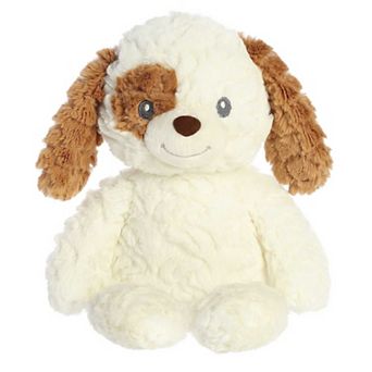 ebba Large White Huggy Collection 13" Parker Puppy Adorable Baby Stuffed Animal