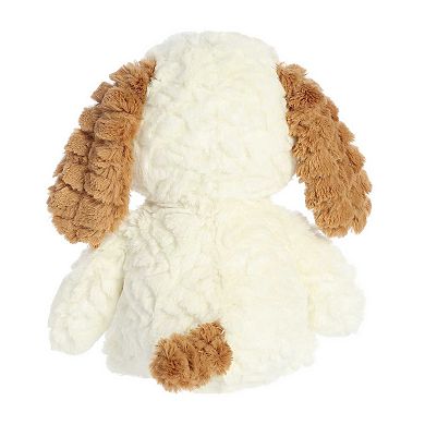 ebba Large White Huggy Collection 13" Parker Puppy Adorable Baby Stuffed Animal