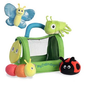 ebba Small Multicolor Baby Talk 8" My Critter Keeper Engaging Baby Stuffed Animal