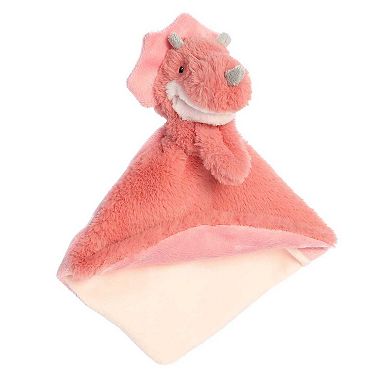 ebba Medium Pink Eco Ebba 12" Tai Tricera Luvster Snuggly Baby Stuffed Animal