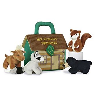 ebba Small Multicolor Baby Talk 7" My Forest Friends Engaging Baby Stuffed Animal