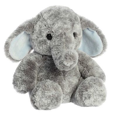 ebba Large Emery Elephant 13" Blue Playful Baby Stuffed Animal