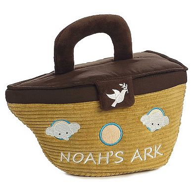 ebba Small Multicolor Baby Talk 8" Noah's Ark Engaging Baby Stuffed Animal