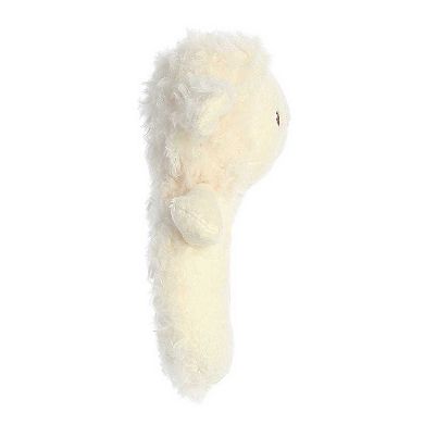 ebba Small White Cherub Lamb 6" Rattle Playful Baby Stuffed Animal