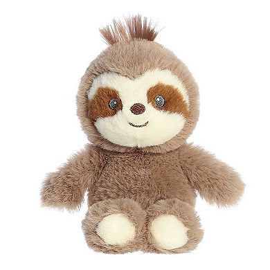 ebba Small Brown Cuddlers Rattle 6.5" Sonny Sloth Playful Baby Stuffed ...