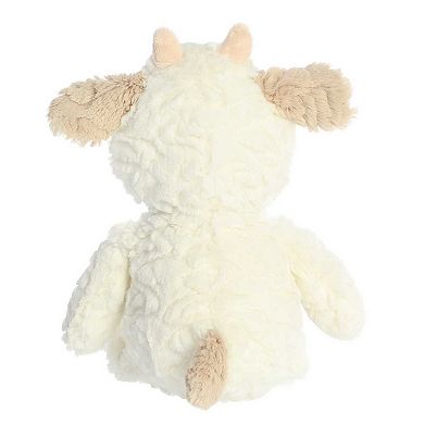 ebba Large White Huggy Collection 13" Clover Cow Adorable Baby Stuffed Animal