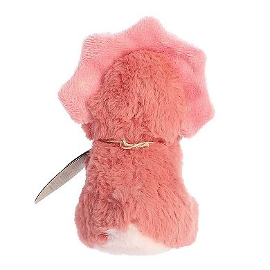 ebba Small Pink Eco Ebba 5.5" Tai Tricera Rattle Playful Baby Stuffed Animal