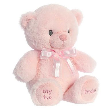 ebba Medium My First Teddy 12" Pink Adorable Baby Stuffed Animal