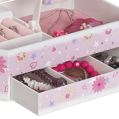 Mele and Co Girl's Hayley Glittery Musical Ballerina Jewelry Box