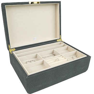 Mele and Co Rebecca Dove Gray Organizing Jewelry Box