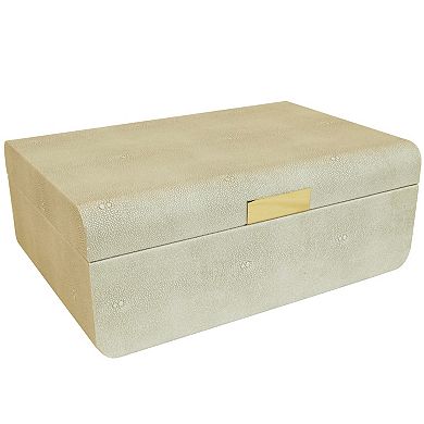 Mele and Co Rebecca Dove Gray Organizing Jewelry Box