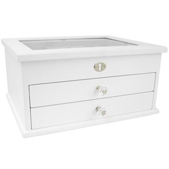 Mele and Co Large Lili Wood Jewelry Organizing Box